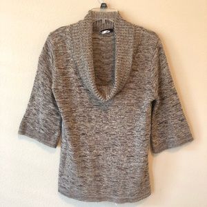 Cowl Neck 3 Quarter Sleeve Sweater